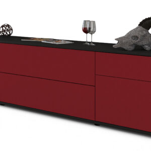 Lowboard Bibiane, Bordeaux (180x49x35cm)
