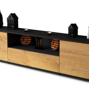 Lowboard Biggi, Eiche (180x49x35cm)