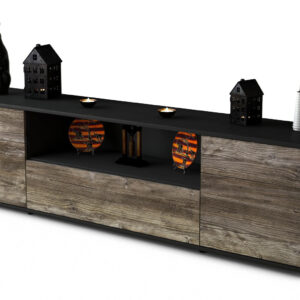 Lowboard Biggi, Treibholz (180x49x35cm)