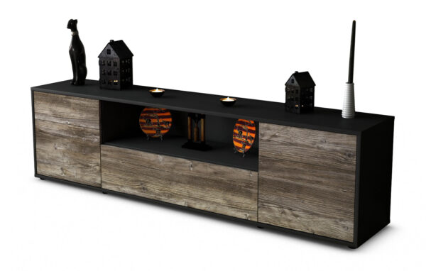 Lowboard Biggi, Treibholz (180x49x35cm)