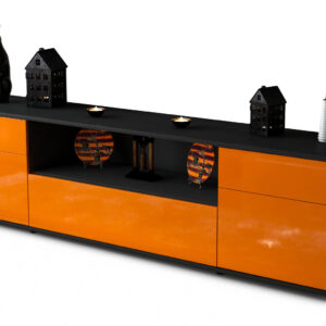 Lowboard Biggi, Orange (180x49x35cm)