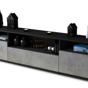 Lowboard Bionda, Beton (180x49x35cm)