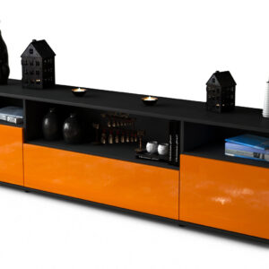 Lowboard Bionda, Orange (180x49x35cm)