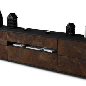 Lowboard Bjonda, Rost (180x49x35cm)