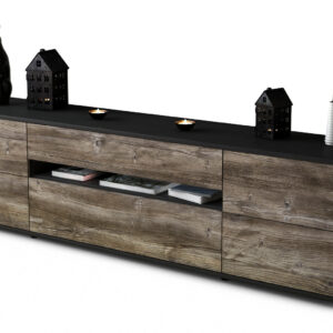 Lowboard Bjonda, Treibholz (180x49x35cm)