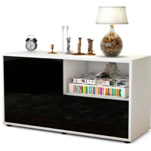 Lowboard Adriana, Schwarz (92x49x35cm)