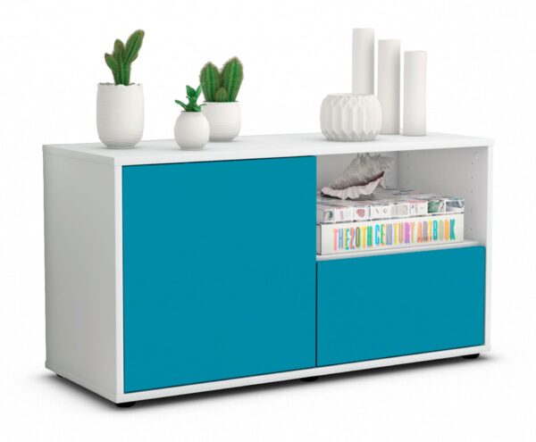 Lowboard Adriana, Türkis (92x49x35cm)