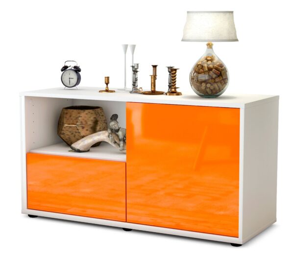 Lowboard Adrina, Orange (92x49x35cm)