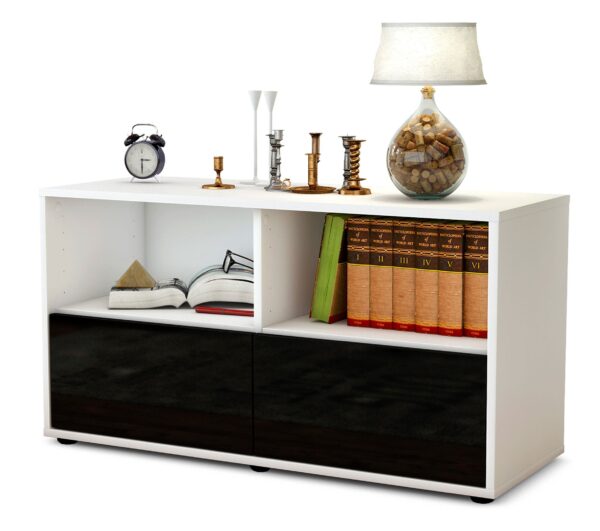Lowboard Aeon, Schwarz (92x49x35cm)