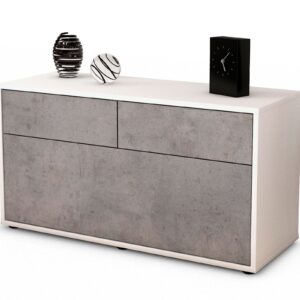 Lowboard Agnese, Beton (92x49x35cm)