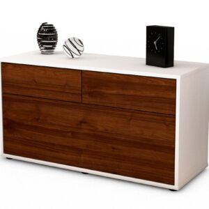 Lowboard Agnese, Walnuss (92x49x35cm)