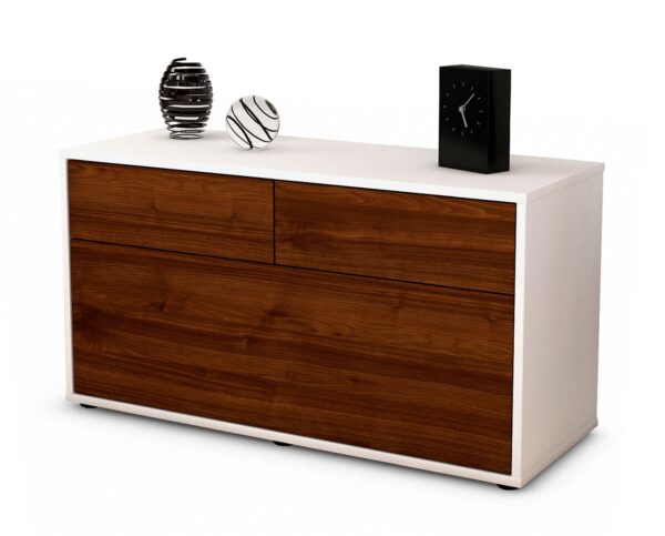 Lowboard Agnese, Walnuss (92x49x35cm)