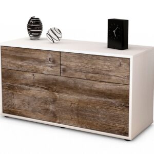 Lowboard Agnese, Treibholz (92x49x35cm)
