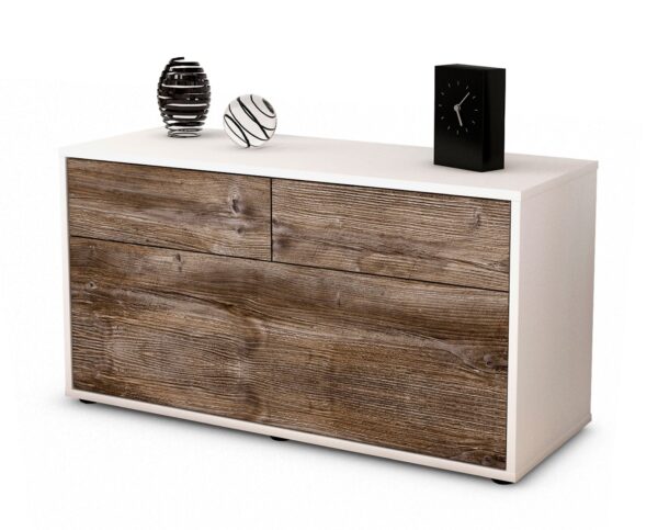 Lowboard Agnese, Treibholz (92x49x35cm)