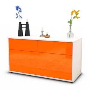 Lowboard Agnese, Orange (92x49x35cm)
