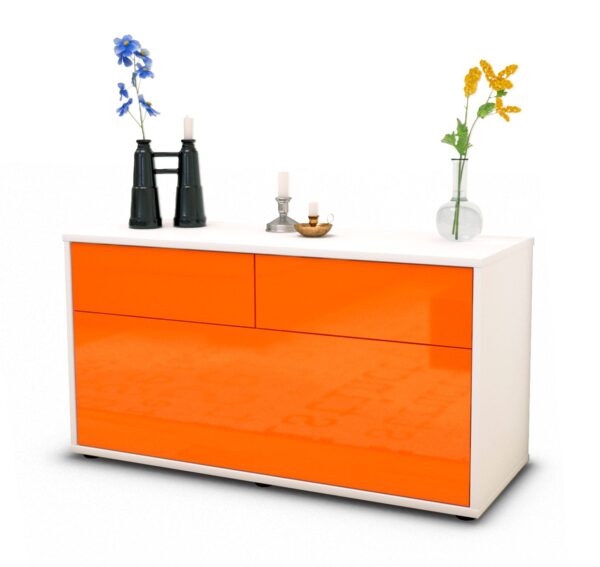 Lowboard Agnese, Orange (92x49x35cm)