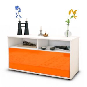 Lowboard Agostina, Orange (92x49x35cm)