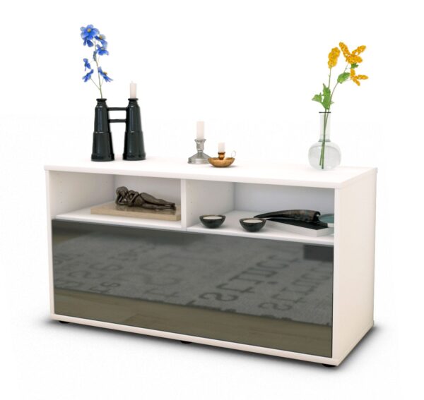 Lowboard Agostina, Grau (92x49x35cm)