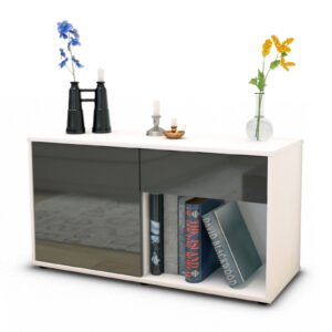 Lowboard Alberina, Grau (92x49x35cm)