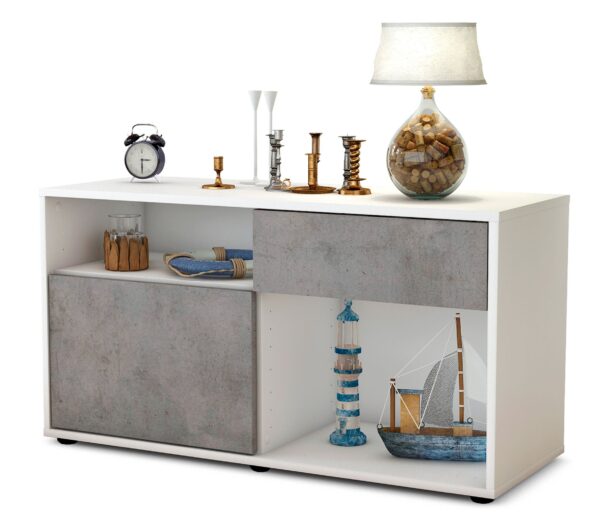 Lowboard Alecia, Beton (92x49x35cm)