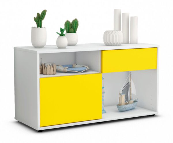 Lowboard Alecia, Gelb (92x49x35cm)