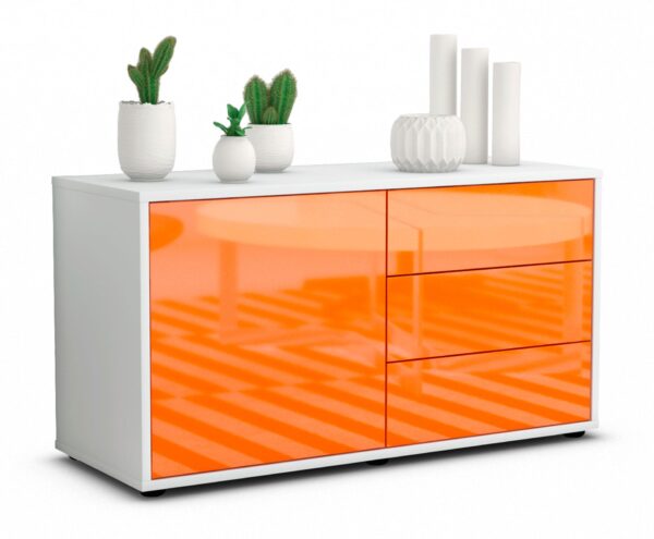 Lowboard Alessandra, Orange (92x49x35cm)