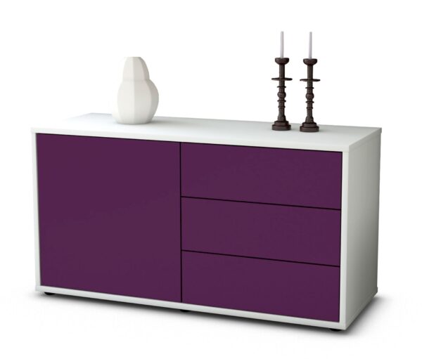 Lowboard Alessandra, Lila (92x49x35cm)