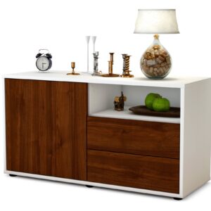 Lowboard Alessia, Walnuss (92x49x35cm)