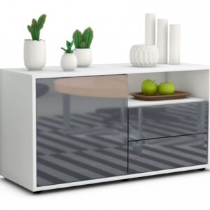 Lowboard Alessia, Grau (92x49x35cm)