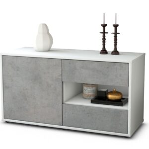 Lowboard Aleyna, Beton (92x49x35cm)