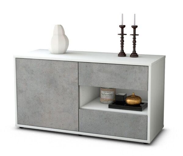 Lowboard Aleyna, Beton (92x49x35cm)