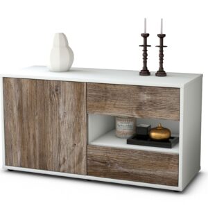 Lowboard Aleyna, Treibholz (92x49x35cm)
