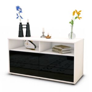 Lowboard Alia, Schwarz (92x49x35cm)