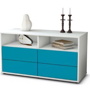 Lowboard Alia, Türkis (92x49x35cm)