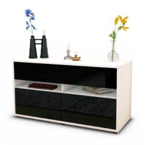 Lowboard Alice, Schwarz (92x49x35cm)