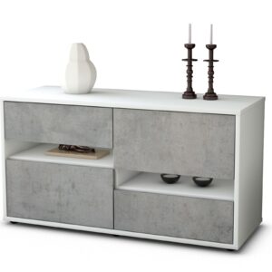 Lowboard Alina, Beton (92x49x35cm)