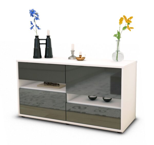 Lowboard Alina, Grau (92x49x35cm)