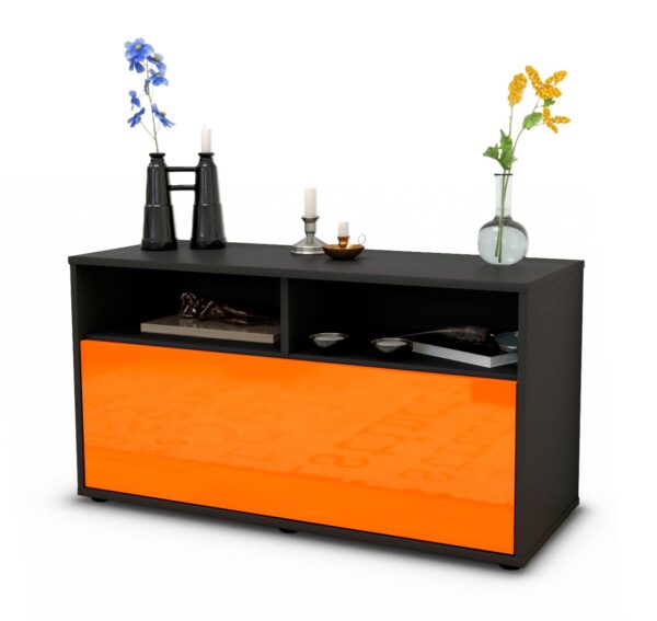 Lowboard Agostina, Orange (92x49x35cm)
