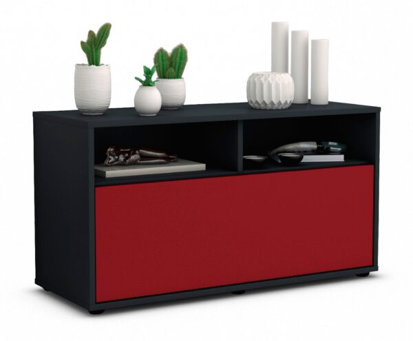 Lowboard Agostina, Bordeaux (92x49x35cm)