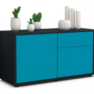 Lowboard Aja, Türkis (92x49x35cm)