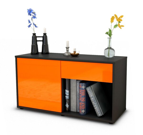 Lowboard Alberina, Orange (92x49x35cm)
