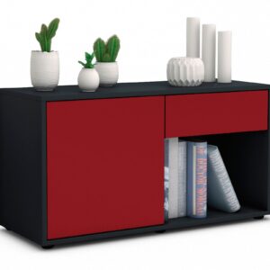 Lowboard Alberina, Bordeaux (92x49x35cm)