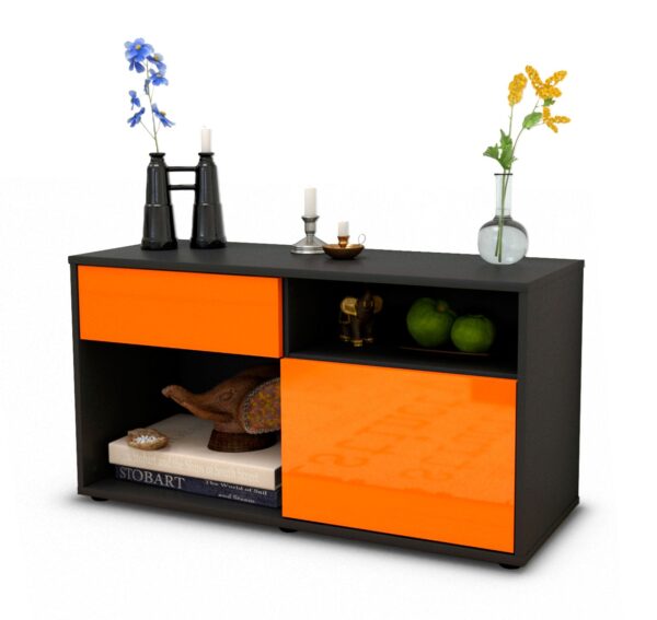 Lowboard Albina, Orange (92x49x35cm)