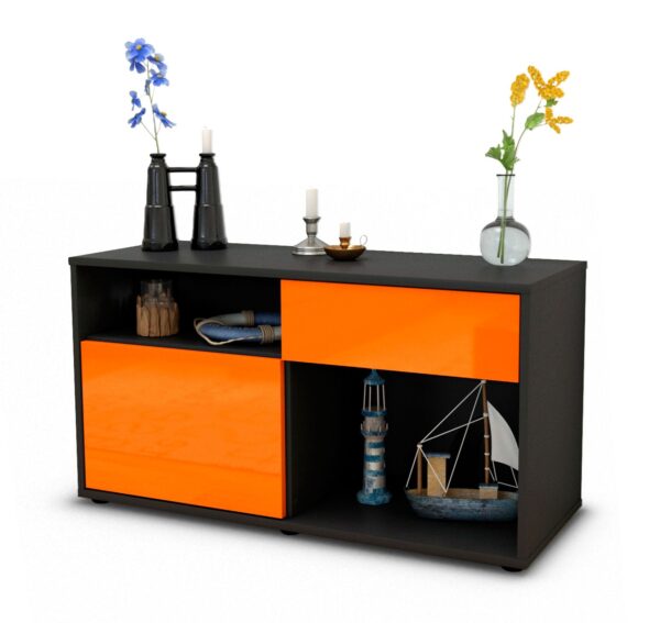 Lowboard Alecia, Orange (92x49x35cm)