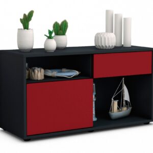 Lowboard Alecia, Bordeaux (92x49x35cm)