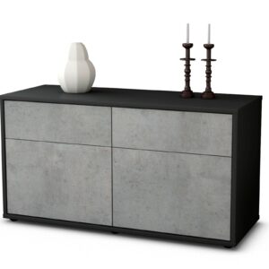 Lowboard Alena, Beton (92x49x35cm)