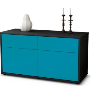 Lowboard Alena, Türkis (92x49x35cm)