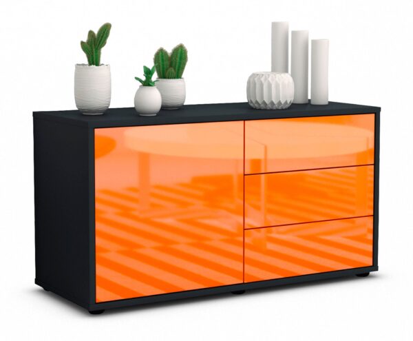 Lowboard Alessandra, Orange (92x49x35cm)