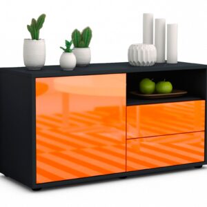 Lowboard Alessia, Orange (92x49x35cm)