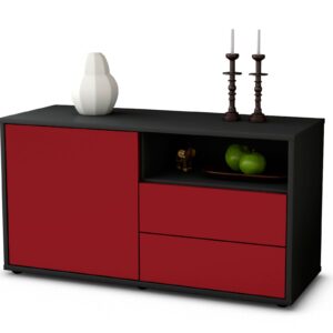 Lowboard Alessia, Bordeaux (92x49x35cm)